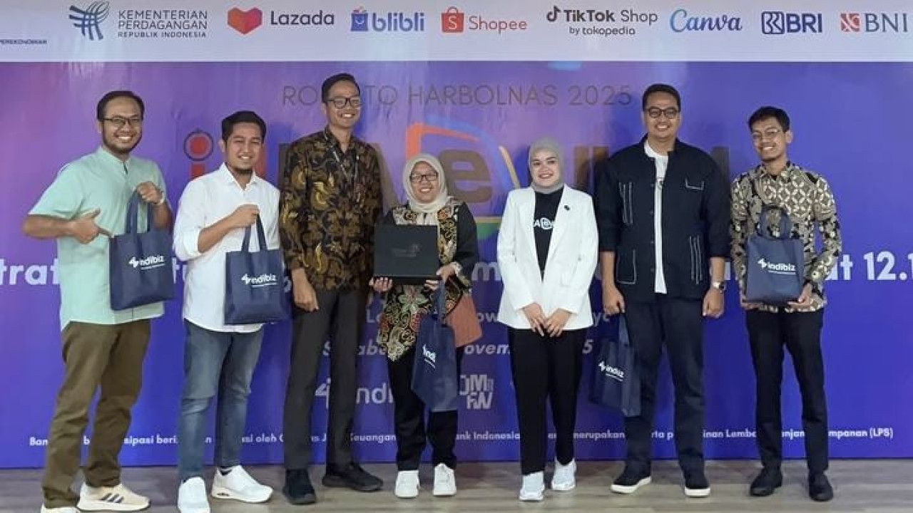 Kolaborasi lintas instansi hadir membekali para pelaku UMKM melalui acara “Strategi Jitu Tingkatkan Omset Penjualan saat 12.12” di Surabaya. (Foto: Indibiz/jatimnow.com)