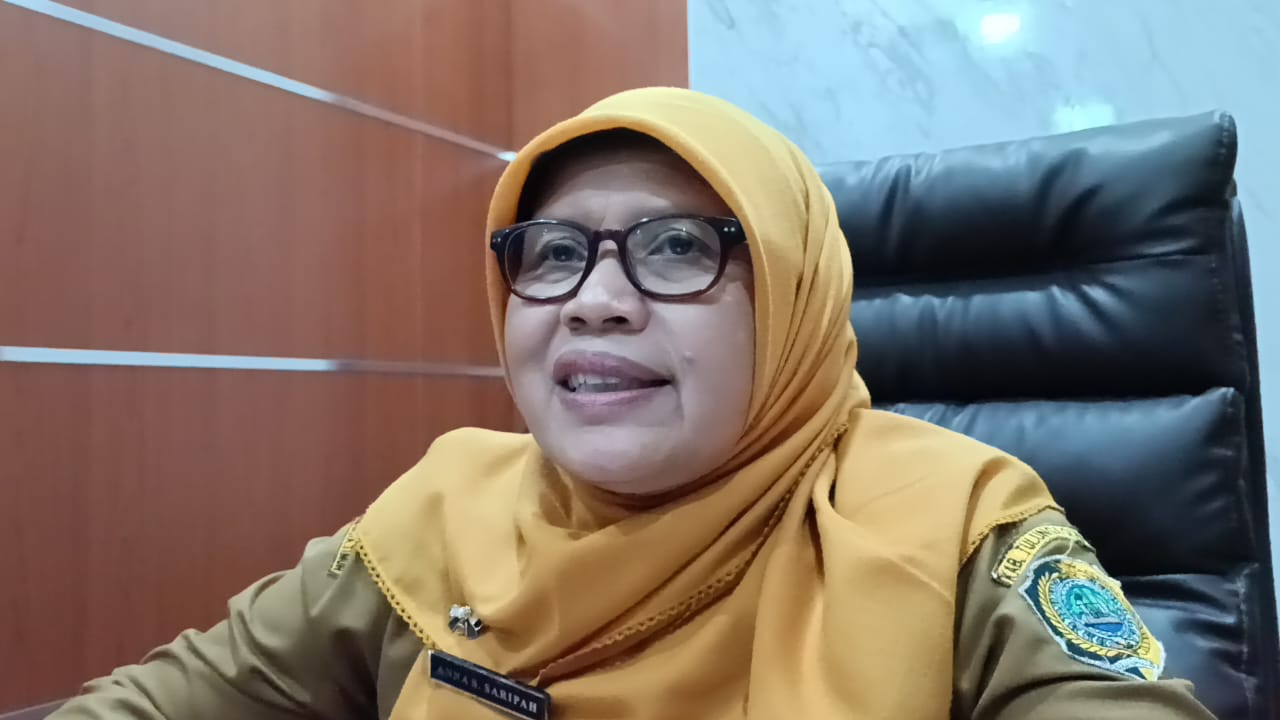 Foto: Plt Kepala Dinkes Kabupaten Tulungagung, Anna Sapti Saripah. (Bramanta/jatimnow.com)