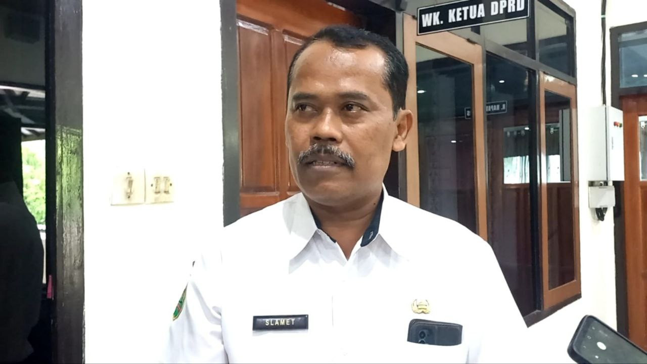 Foto: Kasubid Inventarisasi dan Pemanfaatan Aset Daerah, Badan Keuangan Daerah (Bakeuda) Trenggalek, Slamet . (Bramanta/jatimnow.com)