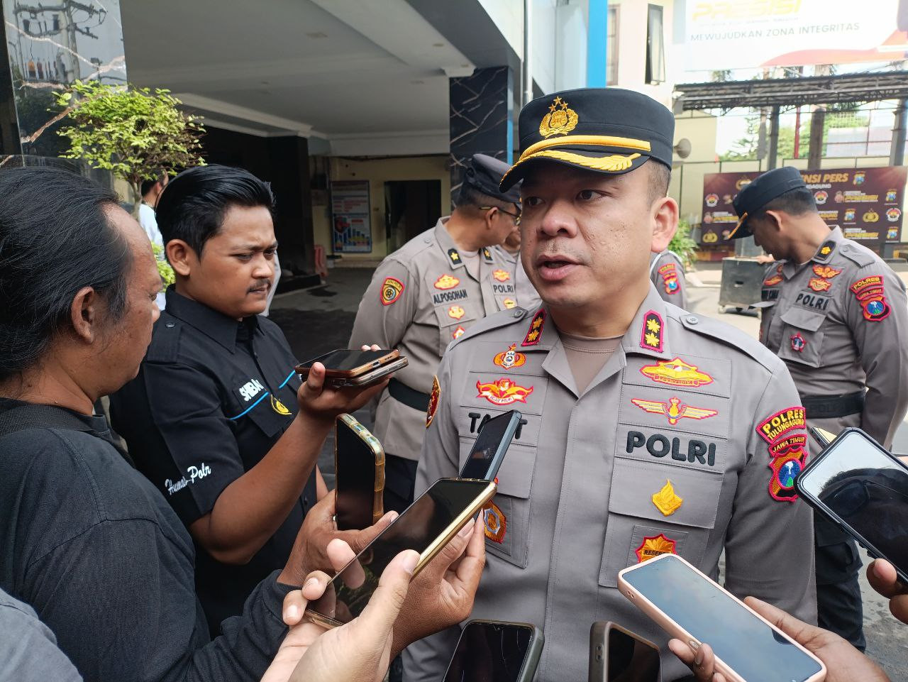 Foto: Kapolres Tulungagung AKBP M Taat Resdi.(Bramanta/jatimnow.com)