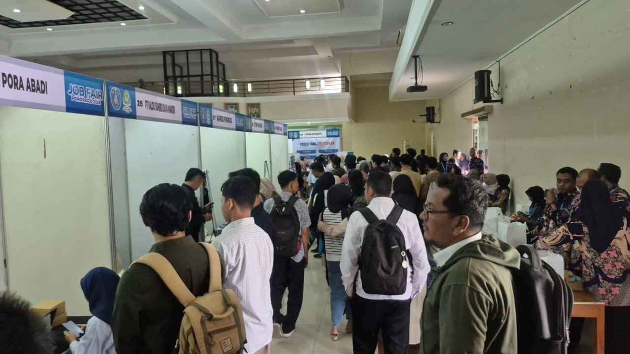 Job Fair Ponorogo Sediakan 5.619 Loker, 18 Perusahaan Langsung Interview di Tempat