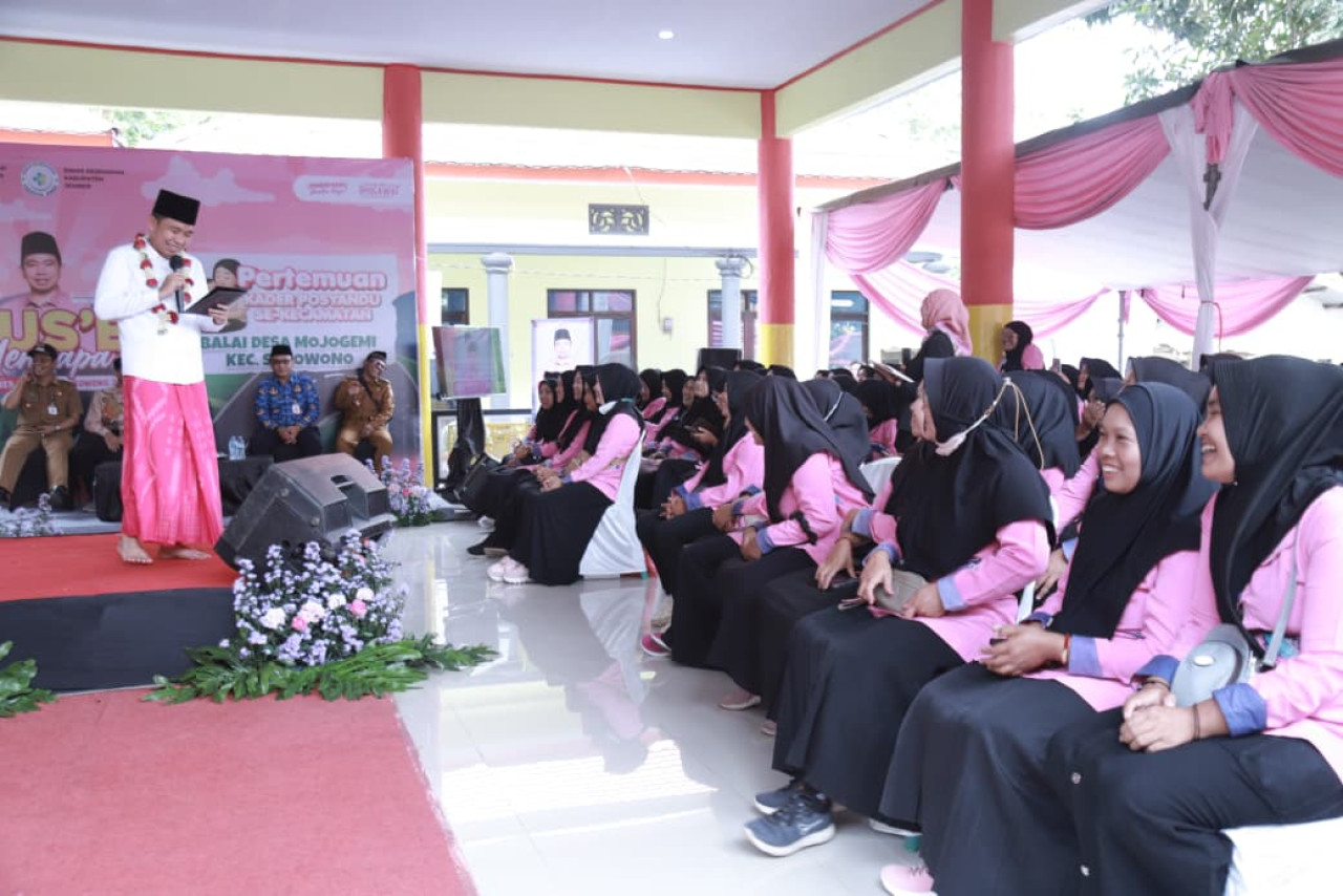 Angka Kematian Ibu dan Bayi Tertinggi di Jatim, Bupati Jember Temui Kader Posyandu