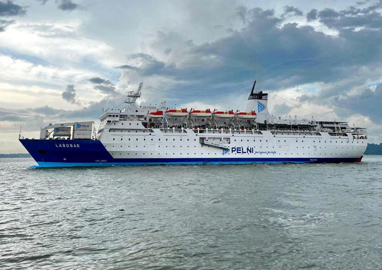 Kapal penumpang milik PT PELNI sedang berlayar. (Foto: Dok Pelni for JatimNow.com)