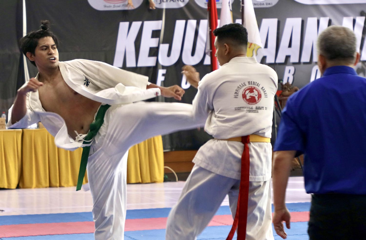 Kejurnas Karate Kyokushinkai Sukses Digelar di Ubaya Sport Center