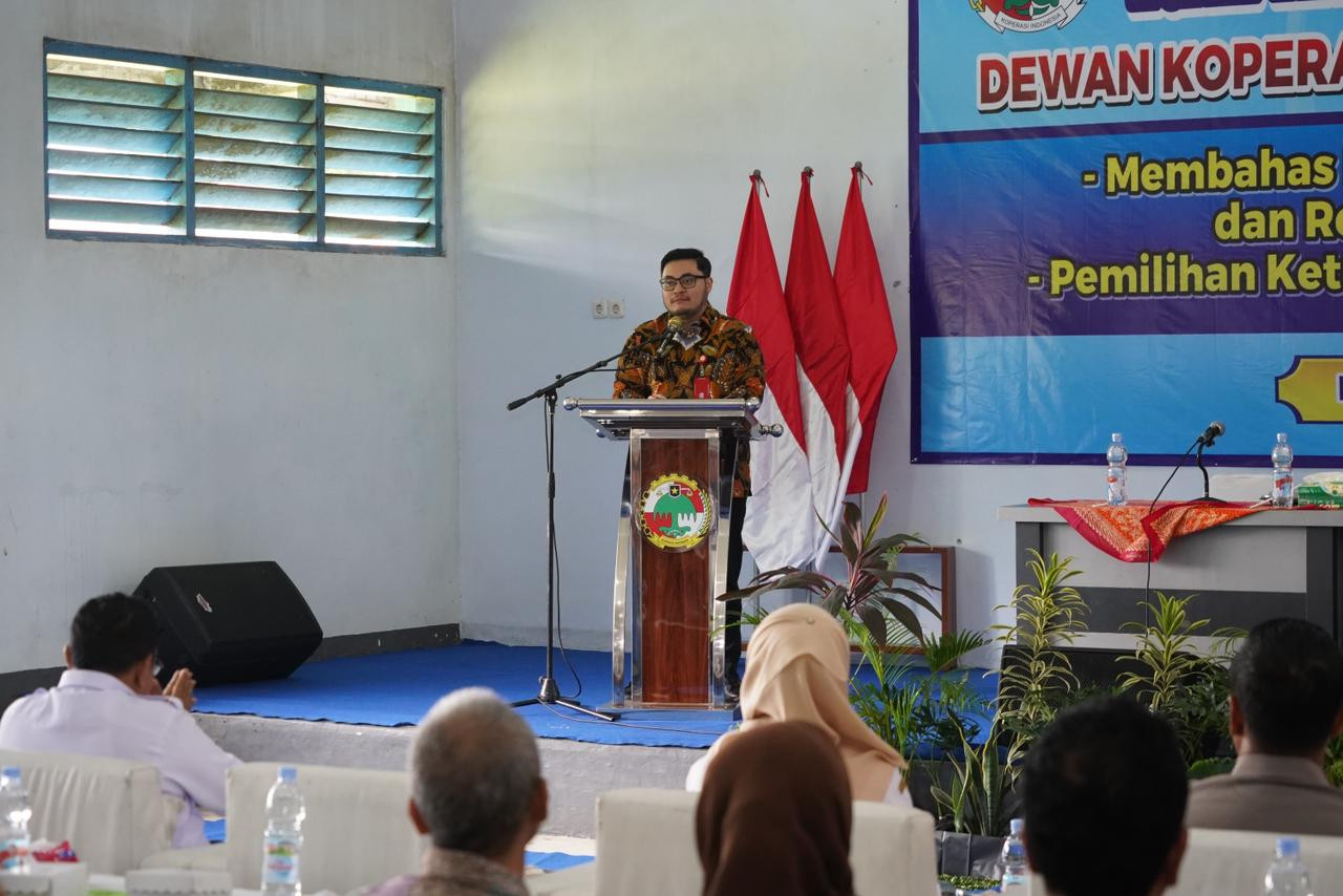 Mas Dhito dalam Musda Dekopinda Kabupaten Kediri. (Foto: Pemkab Kediri/jatimnow.com)