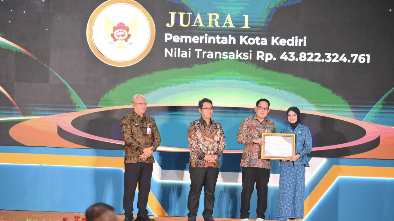 Kota Kediri Raih Peringkat Pertama Transaksi Terbanyak Belanja Online Jatim Bejo