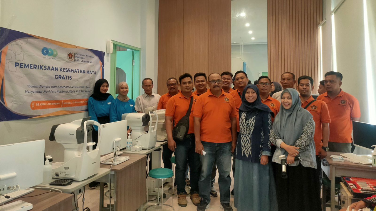 Sambut HPN 2026, Sinergi RS KMU dan PWI Lamongan Wujudkan Mata Sehat