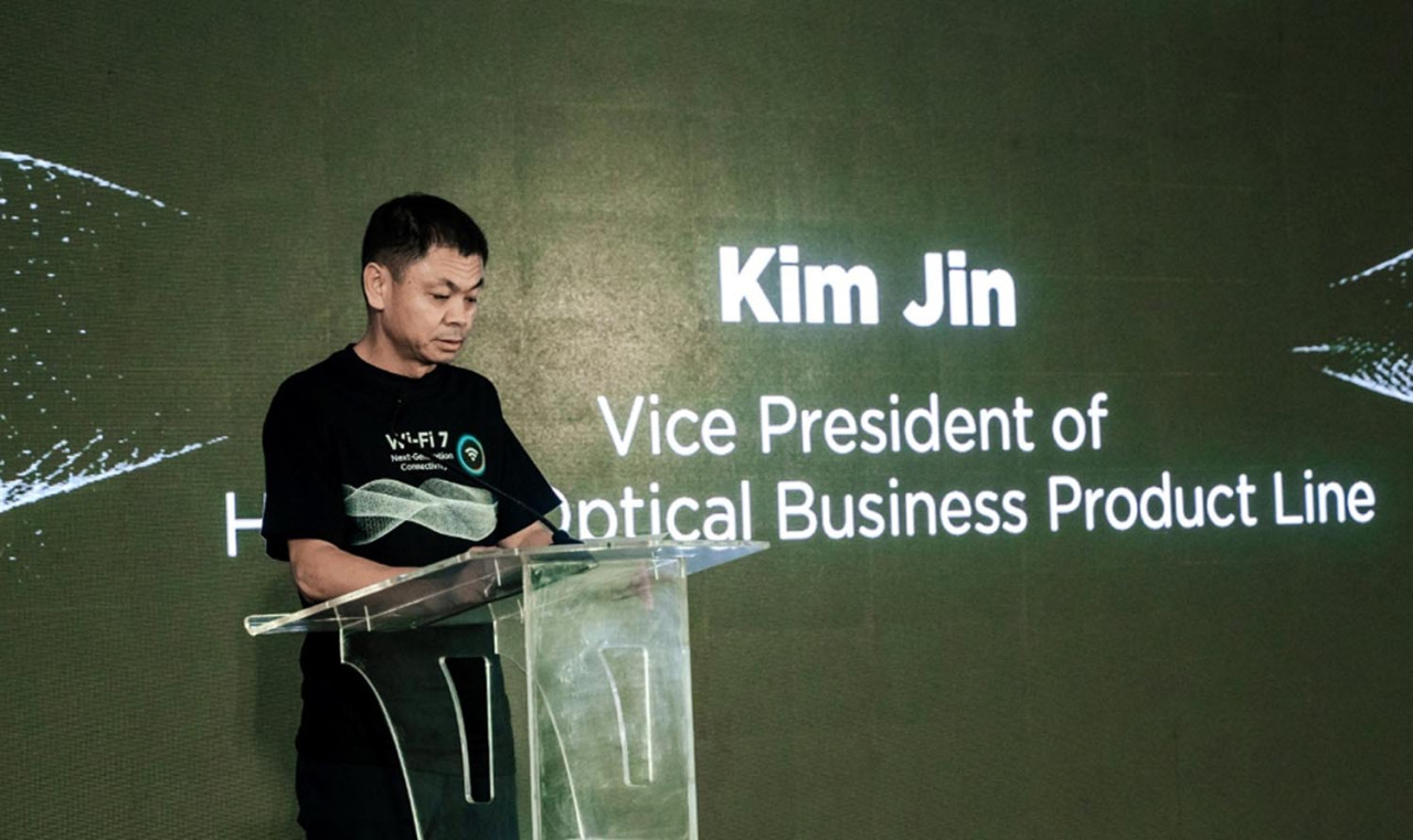 Kim Jin, Vice President Huawei Optical Business Product Line. (Foto: Huawei for JatimNow.com)