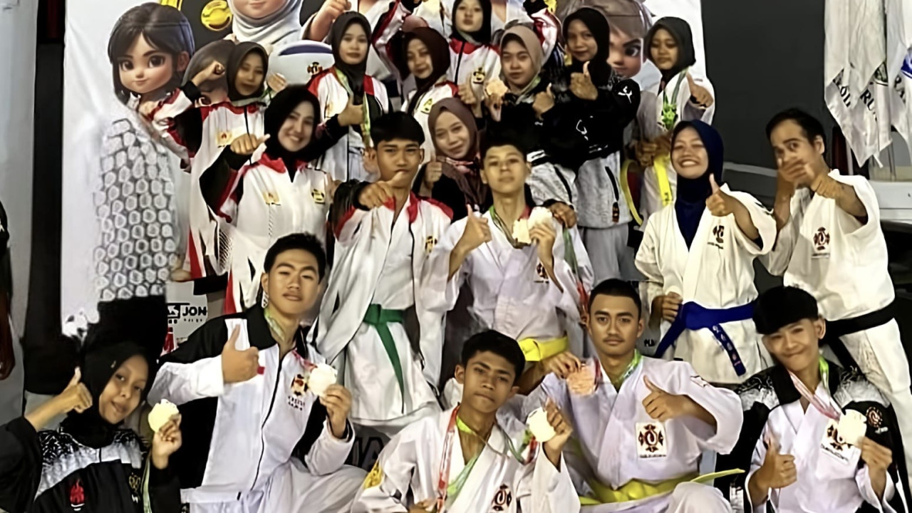 Pasukan kempo Kabupaten Kediri. (dok. Pribadi)