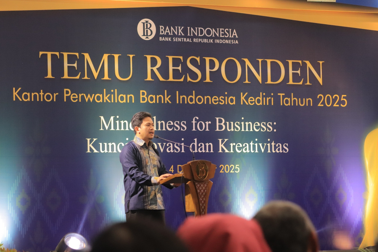 Temu responden BI dan Outlook Perekonomian 2026. (Foto: Bank Indonesia Kediri/jatimnow.com)