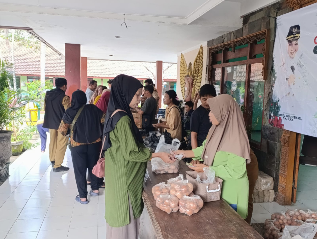 Operasi Pasar Murah di Kota Kediri. (Foto: Pemkot Kediri/jatimnow.com)