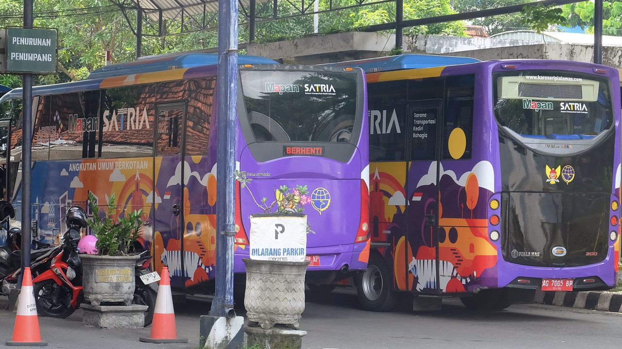 Bus Satria Kota Kediri. (Foto: Pemkot Kediri/jatimnow.com)