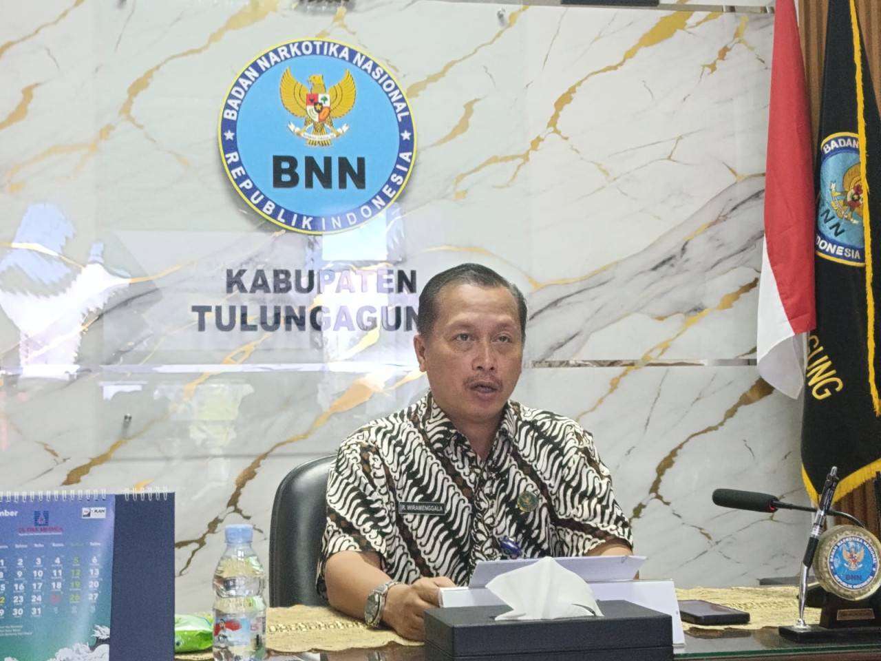 Sepanjang Tahun 2025, BNN Tulungagung Catat Kinerja Tinggi P4GN