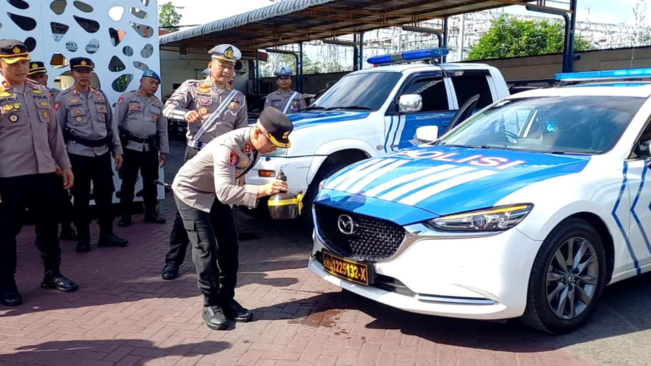 Satlantas Polres Trenggalek Terima Tambahan Mobil Operasional Baru