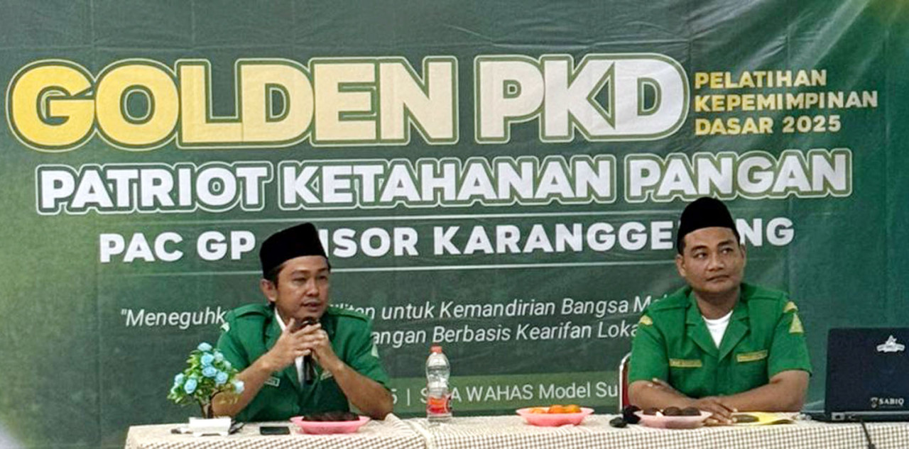 GP Ansor Kecamatan Karanggeneng, Lamongan menggelar Pelatihan Kepemimpinan Dasar (PKD) 2025. (Foto: GP Ansor/jatimnow.com)