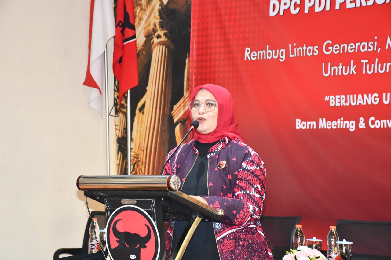 Foto: Plt Ketua DPC PDIP Tulungagung, Erma Susanti. (PDIP/jatimnow.com)