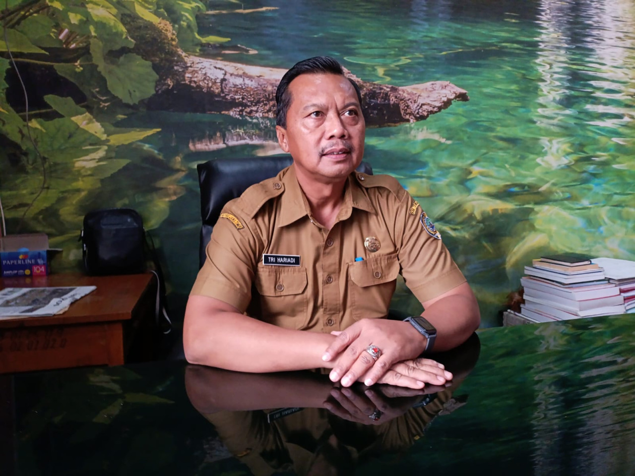 Foto: Kepala Dinas Ketenagakerjaan dan Transmigrasi Tri Hariadi. (Bramanta/jatimnow.com)