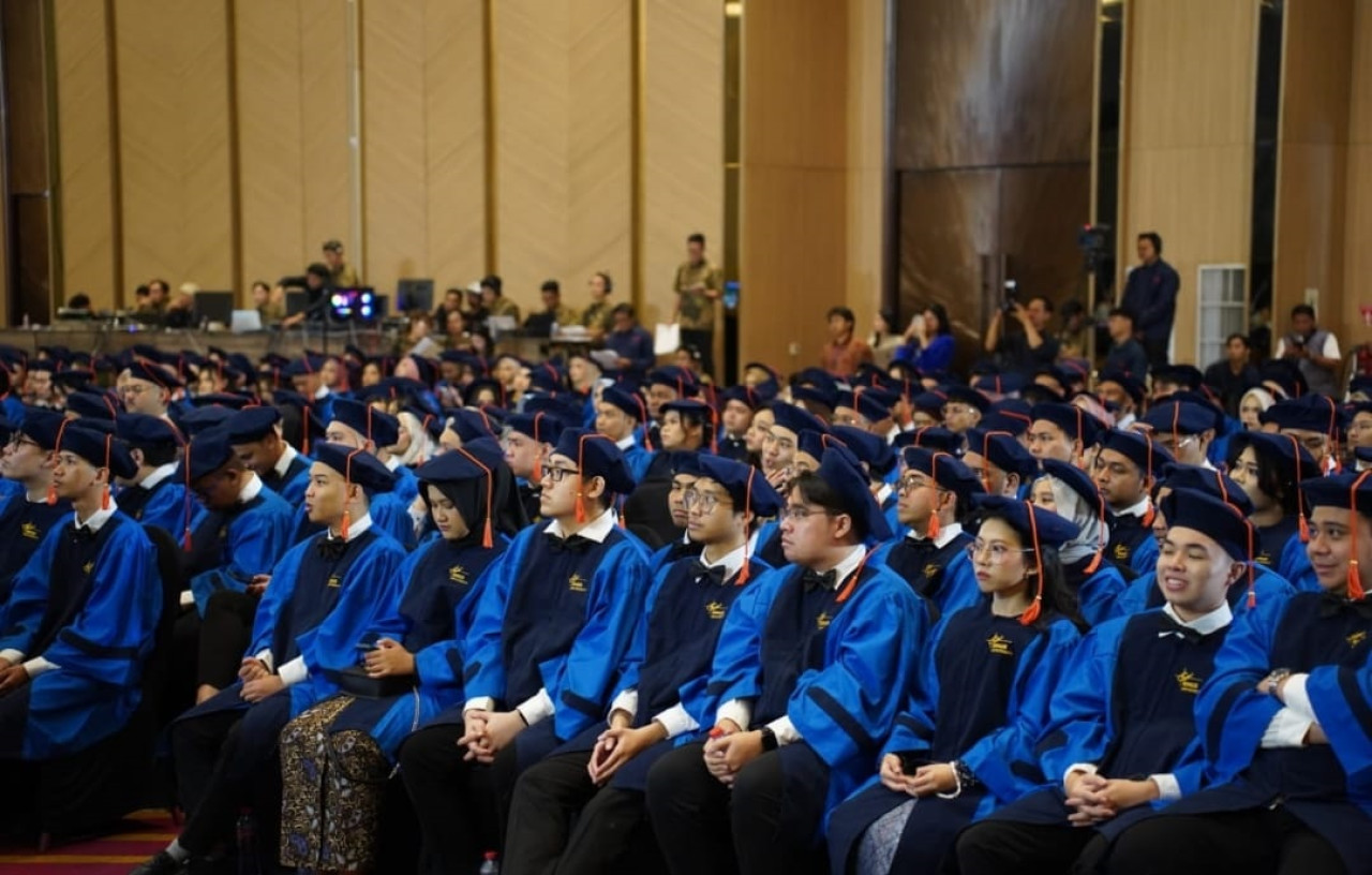 Binus University menggelar wisuda Angkatan ke-73 di Binus Malang. (Foto/Binus University)