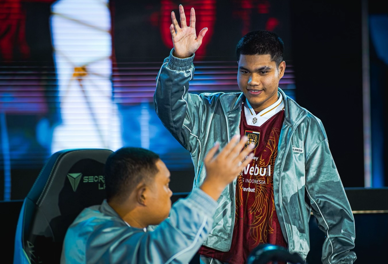 Arfy Alter Ego di panggung M7 Word Championship. (Foto : Tiktok. MPLID)