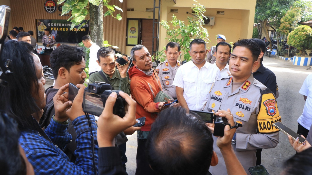 Kapolres Ngawi AKBP Charles Pandapotan Tampubolon. (Foto: Polres Ngawi/jatimnow.com)