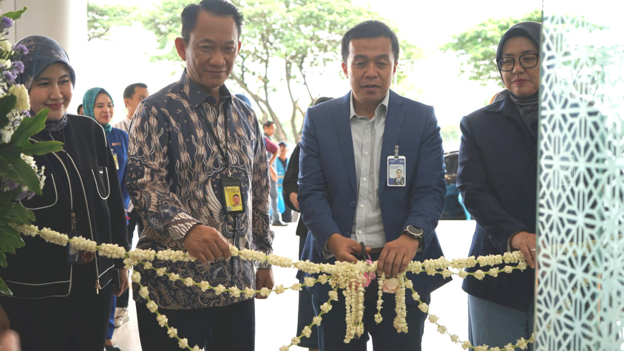 Peresmian layanan Digital Branch BRI di Terminal 1 Bandara Internasional Juanda. (Foto/jatimnow.com)