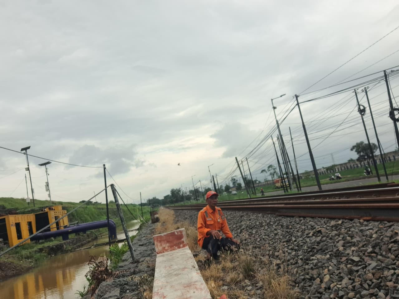 Foto: Jalur kereta api di wilayah Sumberpucung, Kabupaten Malang (Daop 8 Surabaya/jatimnow.com))