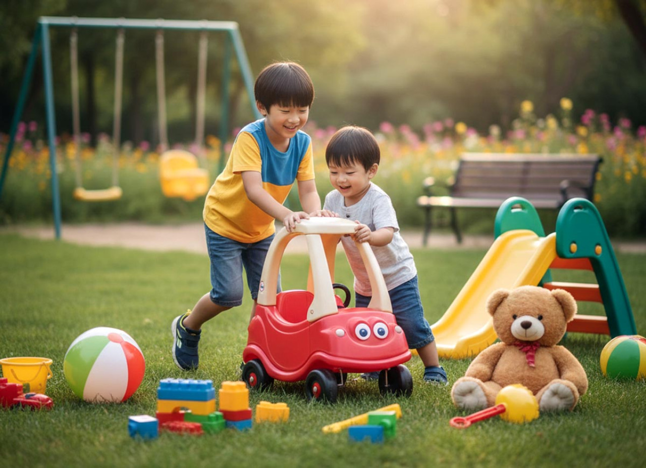 Interaksi sehari-hari mulai dari bermain bersama hingga konflik kecil menjadi sarana belajar yang efektif.  (Foto: Ilustrasi/Gemini)