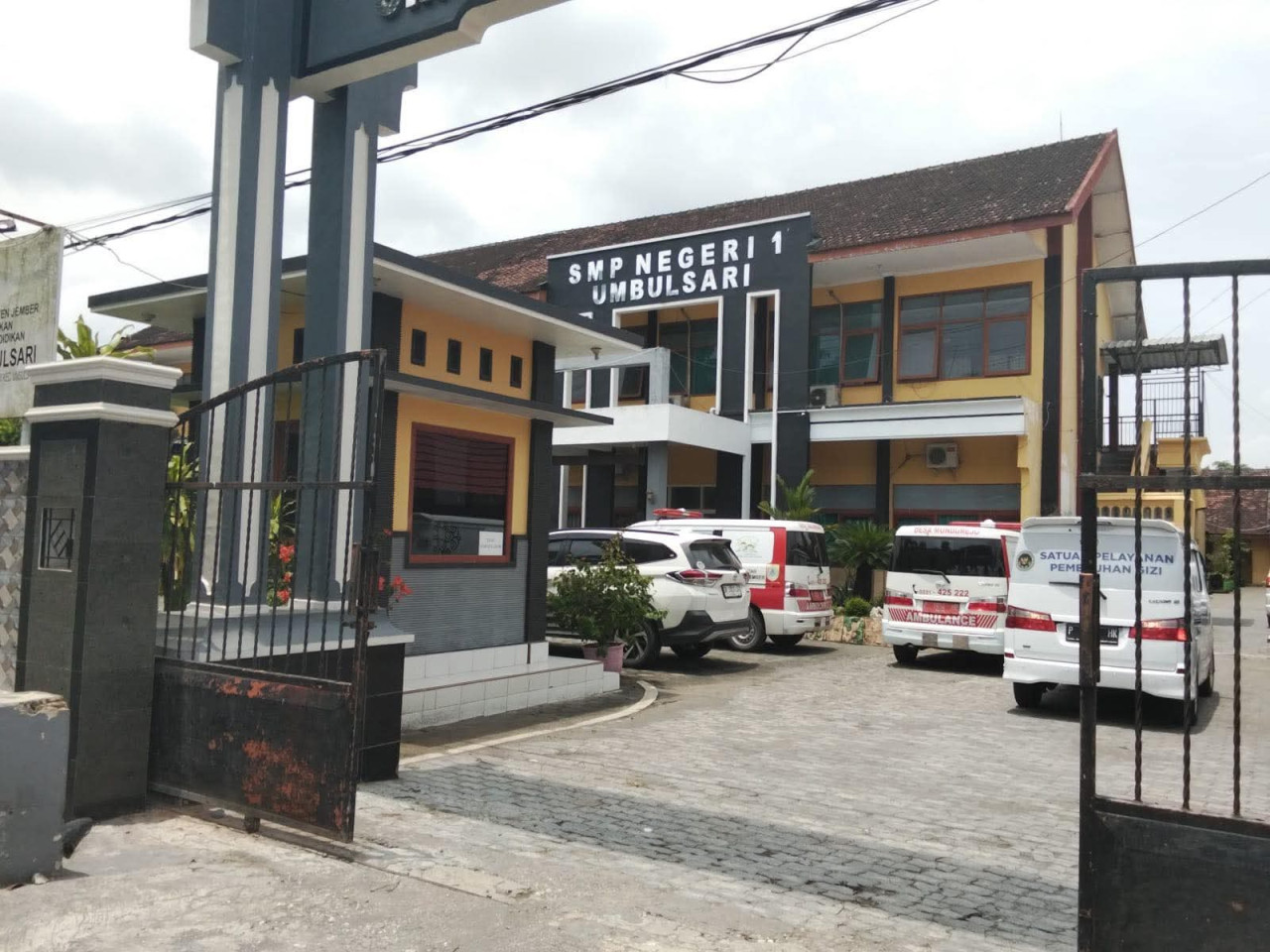 SMPN 1 Umbulsari Jember. (Foto: Sugianto/jatimnow.com)