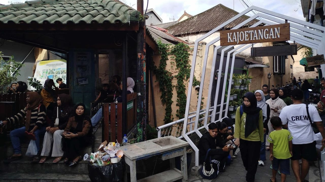 Wisata Kayutangan Heritage jadi salah satu destinasi wisata yang masuk titik keramaian di masa mudik balik lebaran 2026. (Foto: Aris/jatimnow.com)