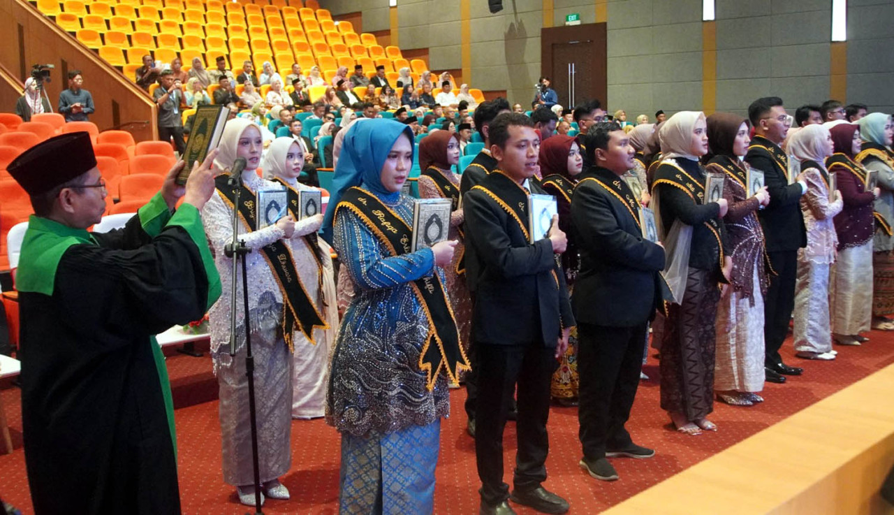 Sebanyak 46 dokter baru FK Unusa resmi diambil sumpah pada pada Rabu (11/2/2026). (Foto: Humas Unusa/jatimnow.com)