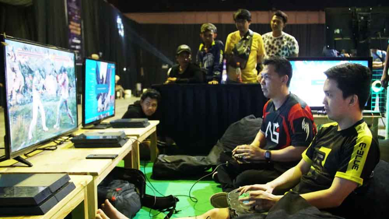 Para pemain esport sedang berlaga (ilustrasi/jatimnow.com)