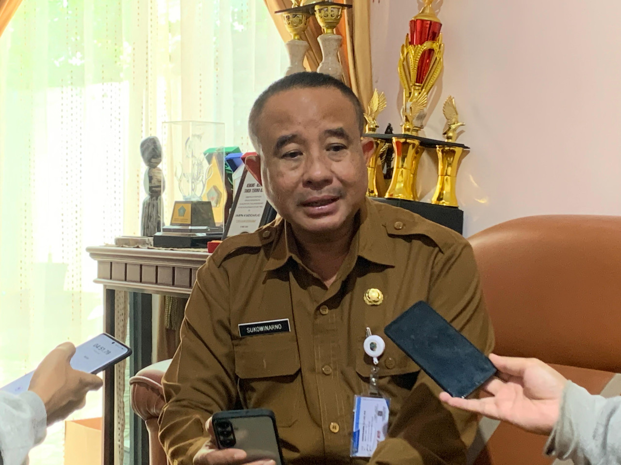 Foto: Plt Kepala Dinas Pendidikan Tulungagung, Sukowinarno. (Bramanta/jatimnow.com)