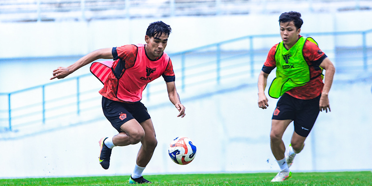 Persiapan Persik Kediri jelang laga melawan Bhayangkara Presisi Lampung FC. (Foto: Persik Kediri/jatimnow.com)