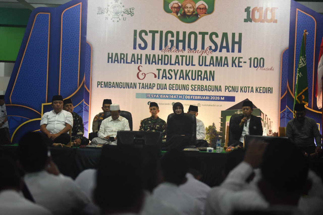 Hadiri Istighotsah Harlah NU ke-100 Wali Kota Kediri Ungkap Hal Ini