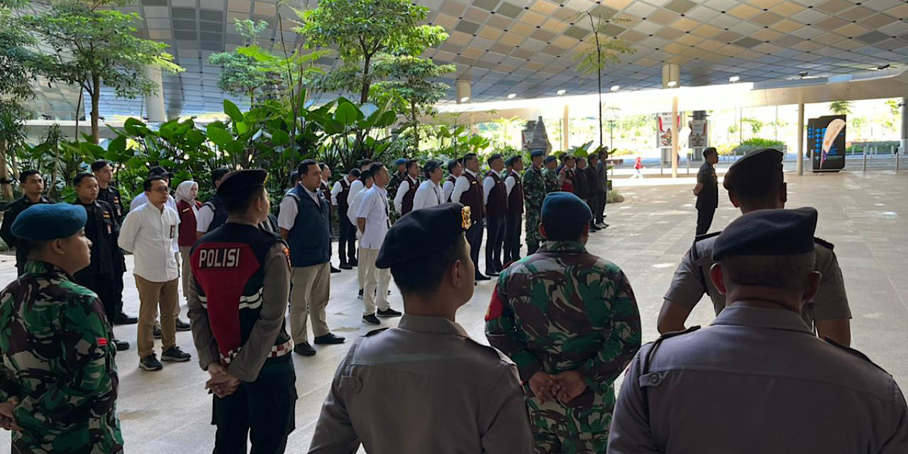 Penutupan Posko Terpadu Angkutan Udara Lebaran 2026 di Bandara Dhoho Kediri. (Foto: Bandara Dhoho/jatimnow.com)