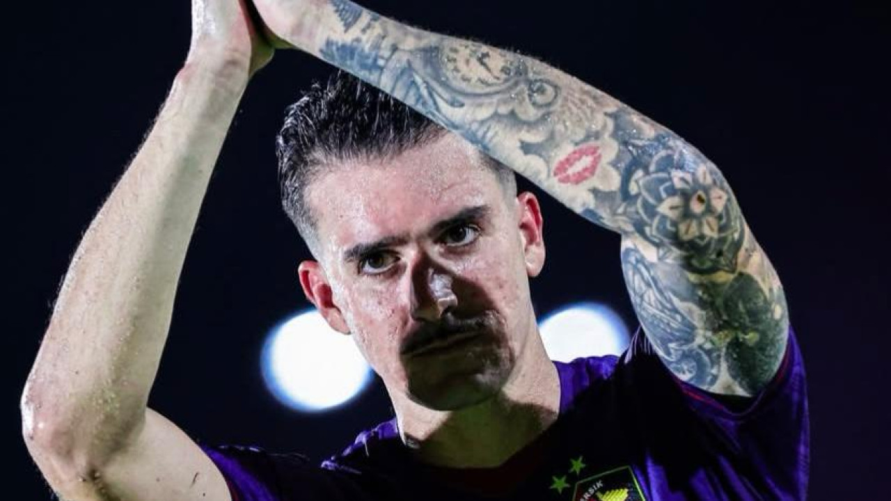 Potret Chechu Meneses yang berpeluang kembali tampil gantikan Hamra Hehanusa. (Foto: Persik Kediri/jatimnow.com)