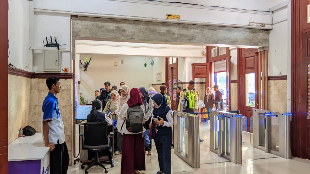 Kondisi penumpang di Stasiun Jember (Foto: Humas KAI Daop 9 Jember/jatimnow.com)