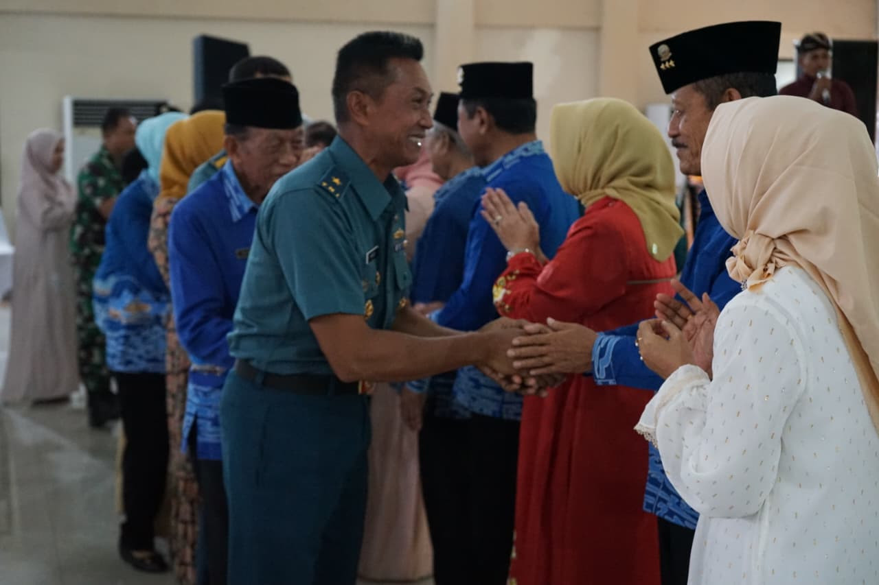 Halal Bi Halal Persatuan Purnawirawa Angkatan Laut di Surabaya. (Foto: Koarmada II for jatimnow.com)