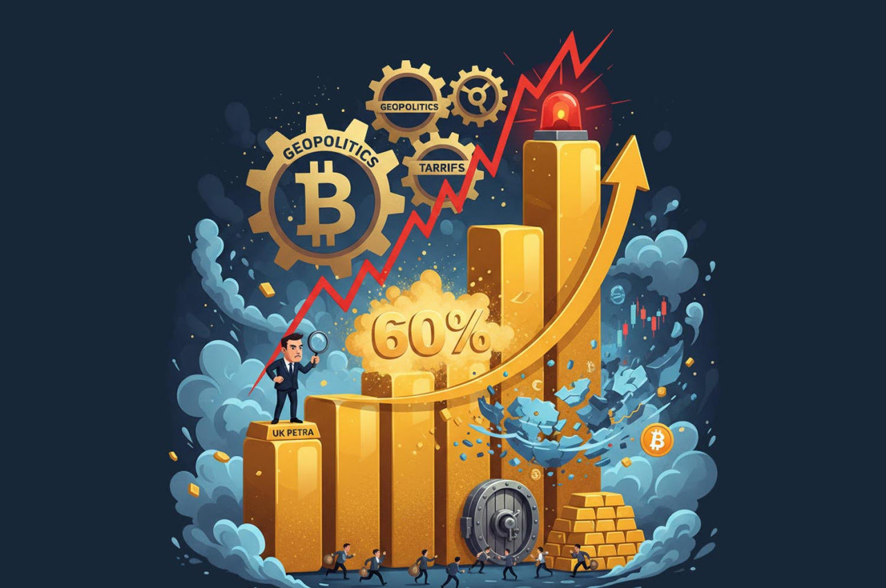 Harga emas naik (ilustrasi)