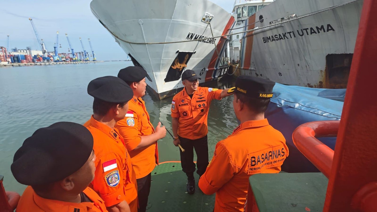 Amankan Mudik Lebaran 2026, Kabasarnas Cek Armada Laut di Tanjung Perak