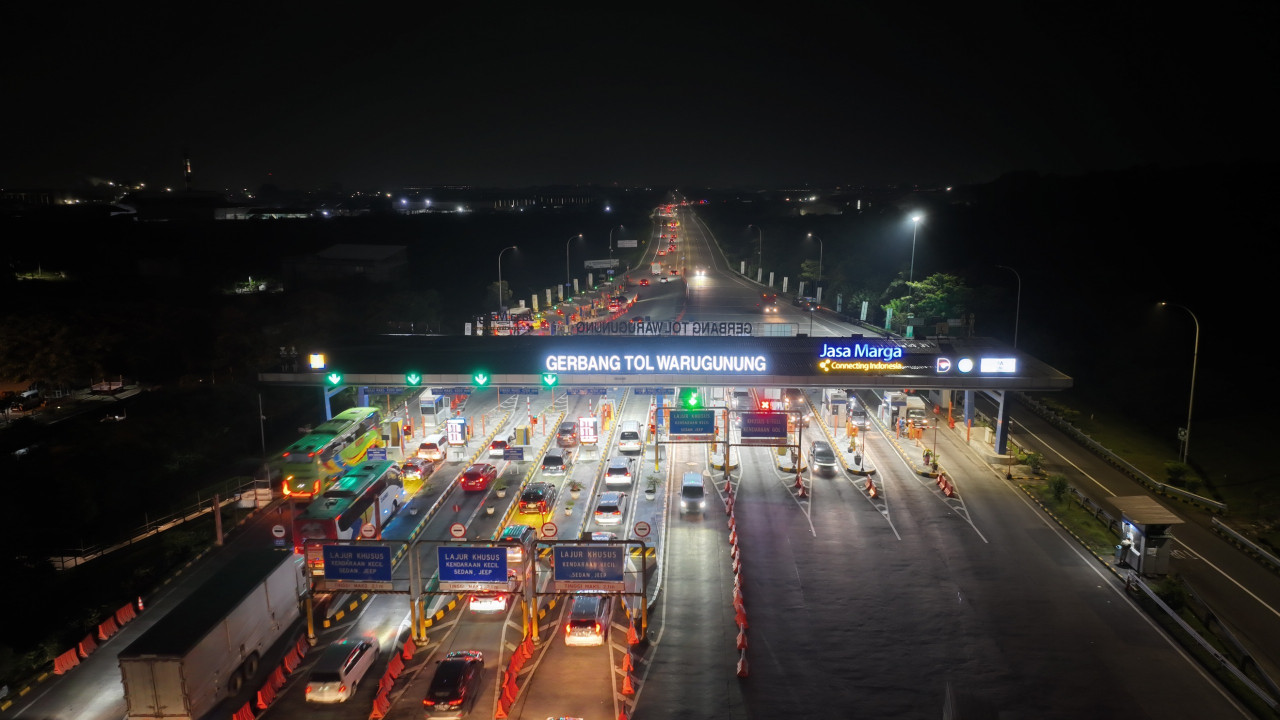 Puncak Arus Balik, Tol Sumo Dilintasi 46 Ribu Kendaraan Sehari