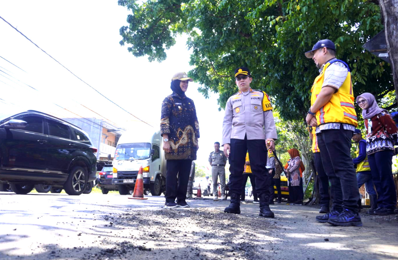Satlantas Polres Bojonegoro memetakan titik rawan kecelakaan dan rawan macet menjelang Lebaran Idulfitri 2026