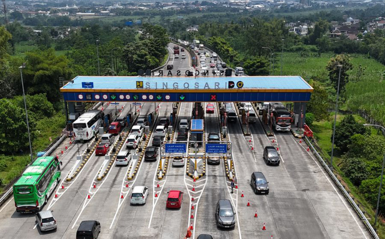 Volume Tol Pandaan-Malang Melonjak 12,5 Persen, Didorong Wisata dan Arus Balik