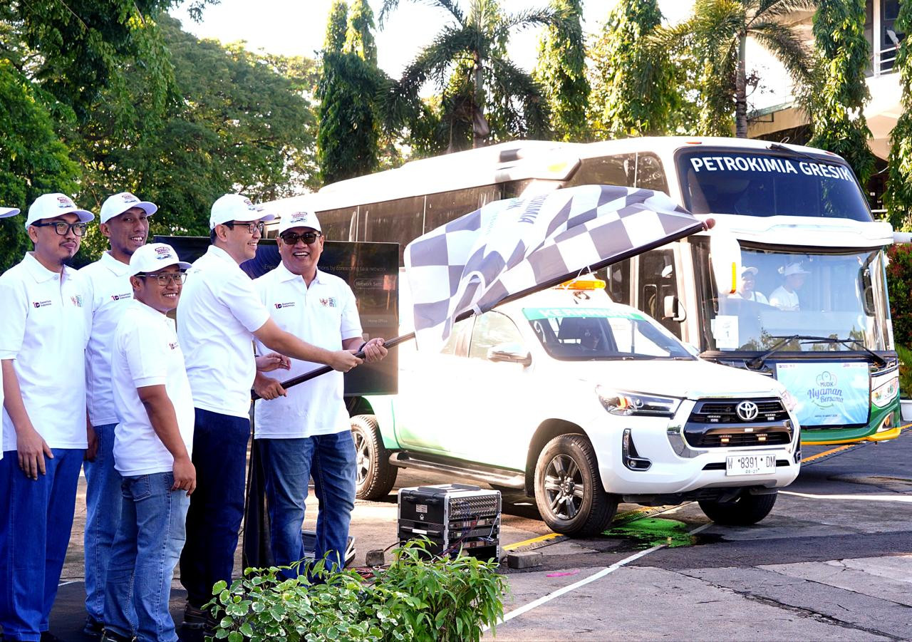 Petrokimia Gresik Antar Pemudik ke 5 Daerah di Jawa Timur