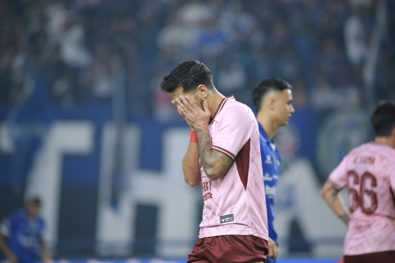 Pemain Persik Kediri usai pertandingan melawan Persib Bandung. (Foto: Persik Kediri for jatimnow.com)