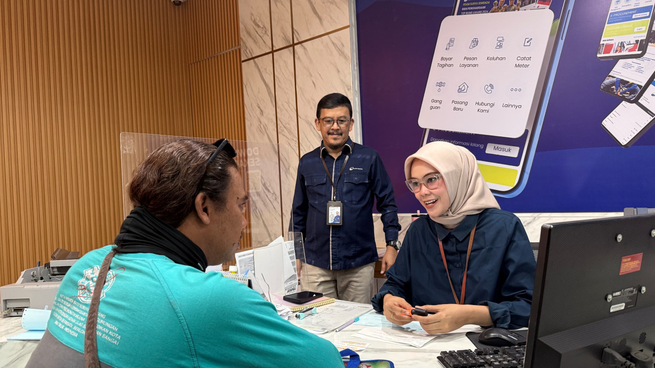 Perumda Air Minum Surya Sembada Kota Surabaya. (Foto: Fatkur Rizki/jatimnow.com)