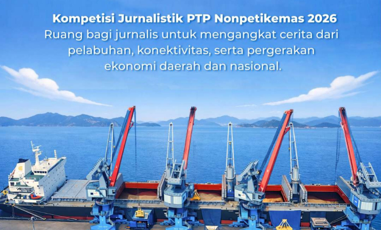 PTP Nonpetikemas gelar Portpress 2026. Kompetisi karya tulis dan foto bagi jurnalis untuk memotret peran pelabuhan dalam ekonomi nasional.(Foto: PTP Nonpetikemas for jatimnow.com)