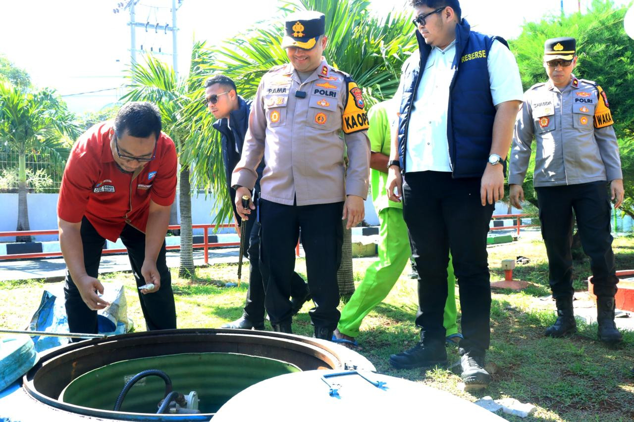 Polres Gresik Perketat Pengawasan SPBU, Pastikan Stok dan Kualitas BBM Aman