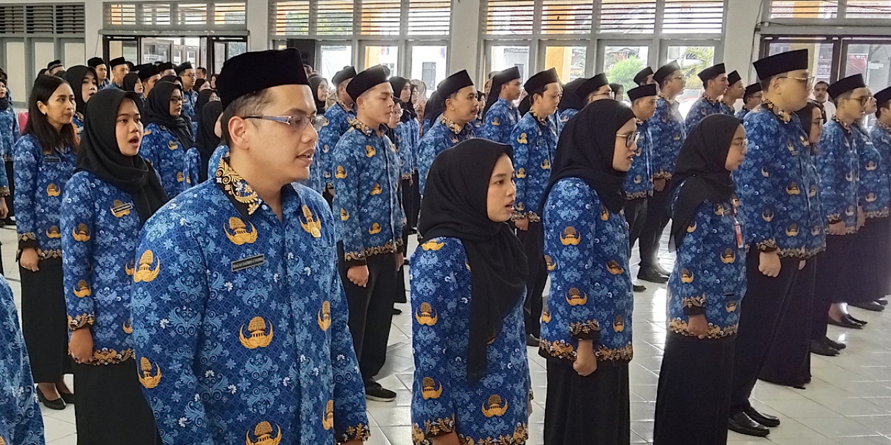 ASN Pemkab Kediri. (Foto: Nanik for jatimnow.com)