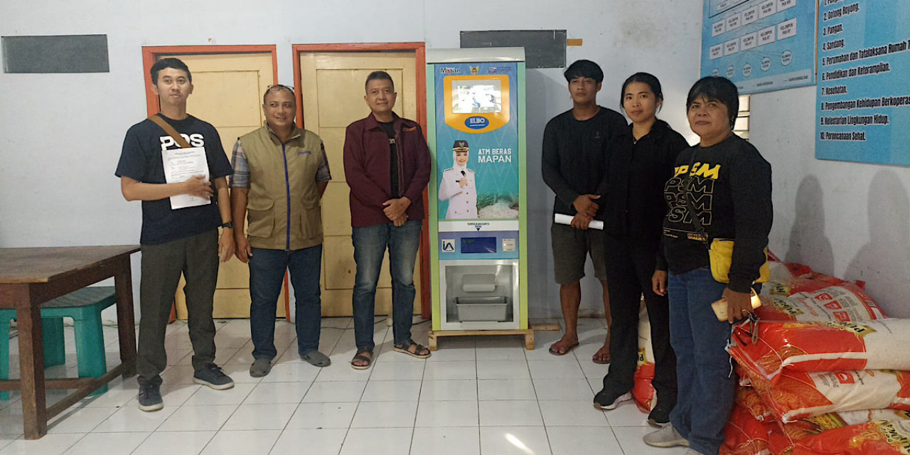 Persiapan program ATM Beras. (Foto: Pemkot Kediri/jatimnow.com)